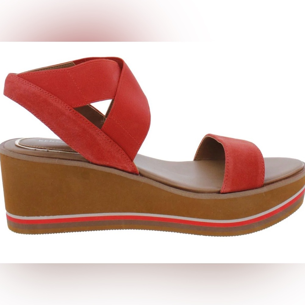 Red Platform Sandals